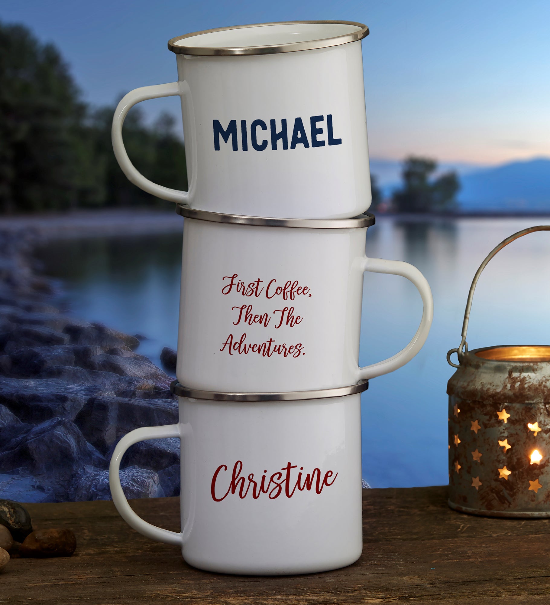Write Your Own Personalized Camping Mug